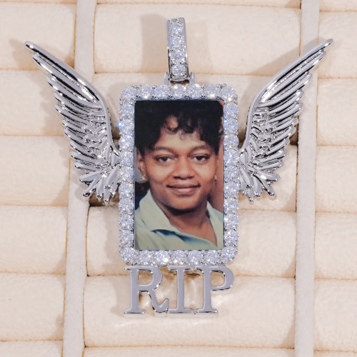 RIP WING 3D CUSTOM PICTURE PENDANT