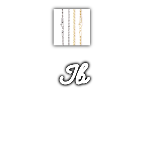 Script Custom Letter Necklace