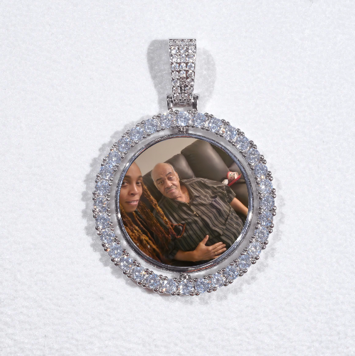 3D Spinning 2-Faced Custom Picture Pendant
