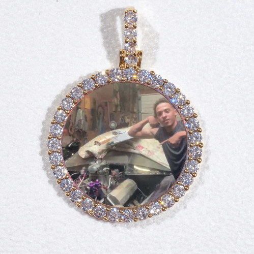 3D CIRCLE CUSTOM PICTURE PENDANT SMALL SIZE