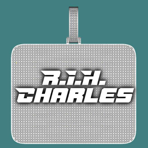 CUSTOM LETTER NECKLACE 3D BIG SQUARE