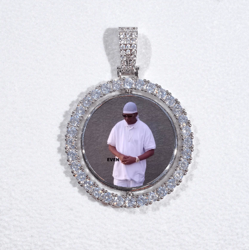 3D Spinning 2-Faced Custom Picture Pendant