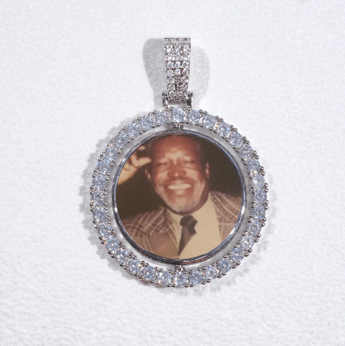 3D Spinning 2-Faced Custom Picture Pendant