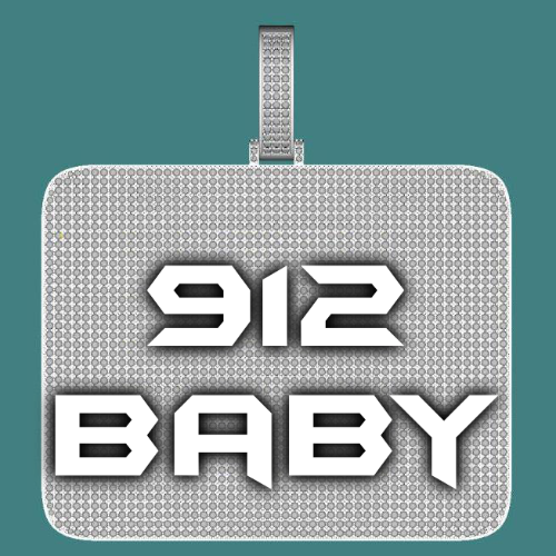 CUSTOM LETTER NECKLACE 3D BIG SQUARE