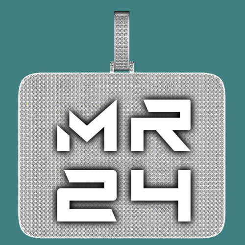 CUSTOM LETTER NECKLACE 3D BIG SQUARE