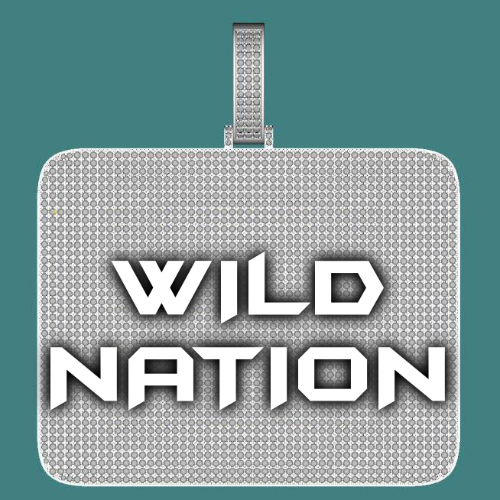 CUSTOM LETTER NECKLACE 3D BIG SQUARE