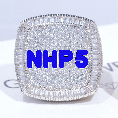 CUSTOM LETTER 3D ICED RING