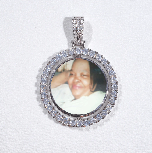 3D Spinning 2-Faced Custom Picture Pendant