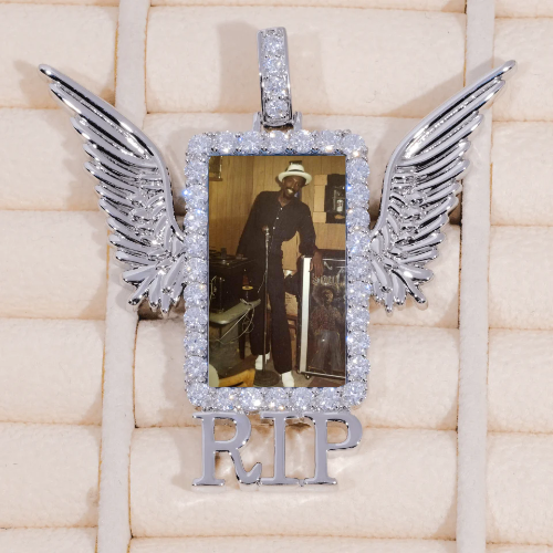 RIP WING 3D CUSTOM PICTURE PENDANT