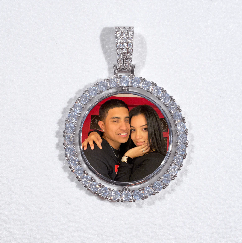 3D Spinning 2-Faced Custom Picture Pendant