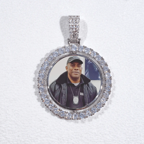 3D Spinning 2-Faced Custom Picture Pendant