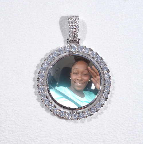 3D Spinning 2-Faced Custom Picture Pendant