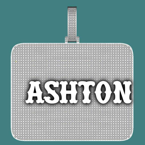 CUSTOM LETTER NECKLACE 3D BIG SQUARE