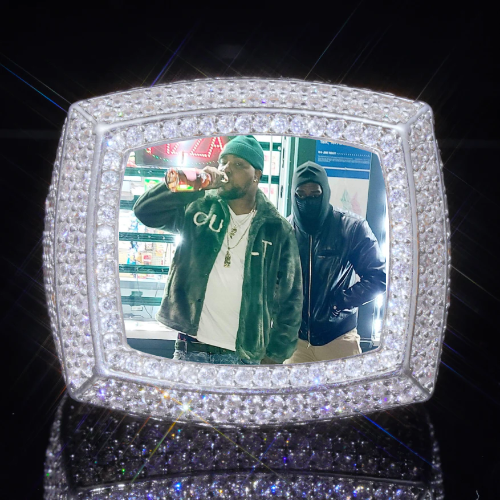 3D CUSTOM PICTURE ICED RING