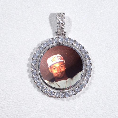 3D Spinning 2-Faced Custom Picture Pendant