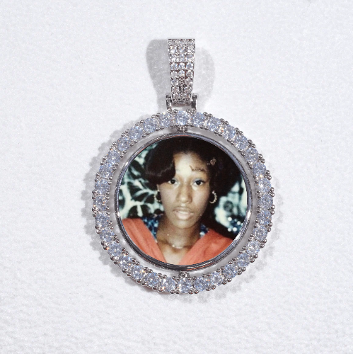 3D Spinning 2-Faced Custom Picture Pendant