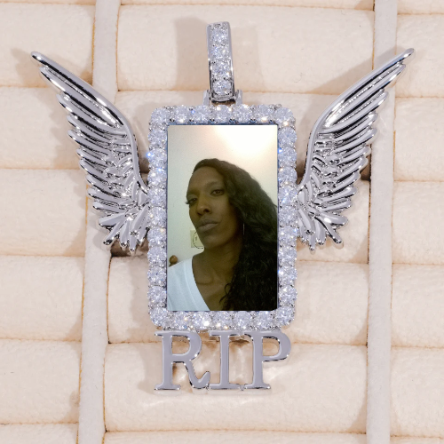 RIP WING 3D CUSTOM PICTURE PENDANT