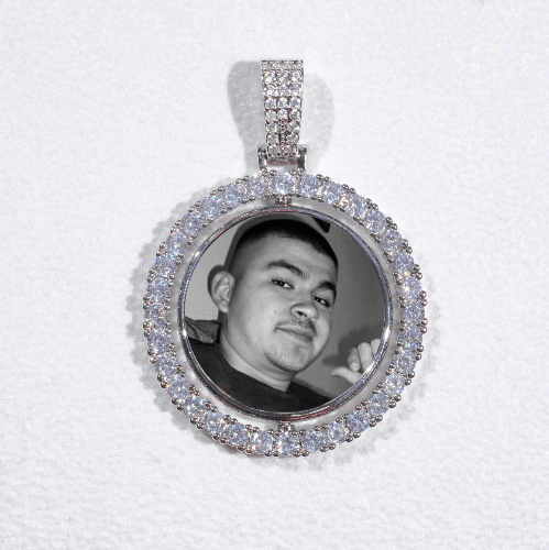 3D Spinning 2-Faced Custom Picture Pendant