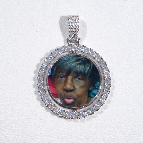 3D Spinning 2-Faced Custom Picture Pendant