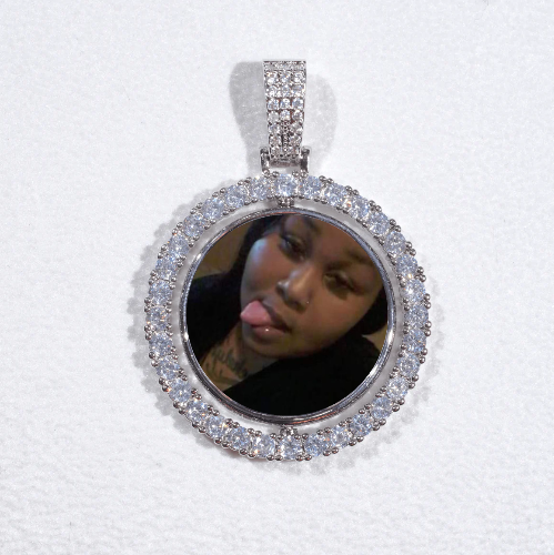 3D Spinning 2-Faced Custom Picture Pendant