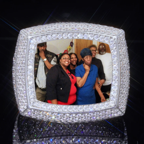 3D CUSTOM PICTURE ICED RING