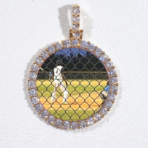 3D CIRCLE CUSTOM PICTURE PENDANT SMALL SIZE