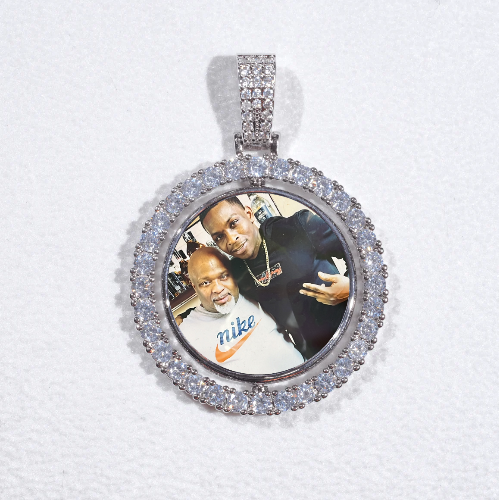 3D Spinning 2-Faced Custom Picture Pendant