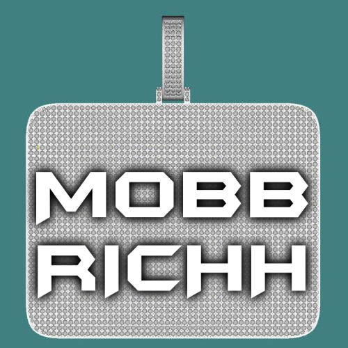 CUSTOM LETTER NECKLACE 3D BIG SQUARE