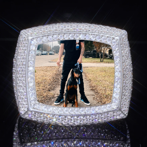3D CUSTOM PICTURE ICED RING