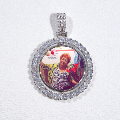 3D Spinning 2-Faced Custom Picture Pendant