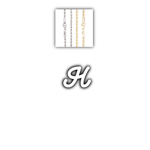 Script Custom Letter Necklace
