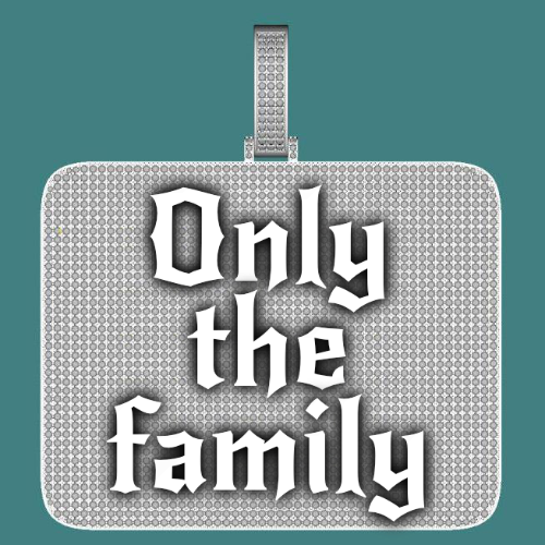CUSTOM LETTER NECKLACE 3D BIG SQUARE
