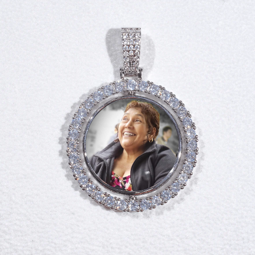 3D Spinning 2-Faced Custom Picture Pendant