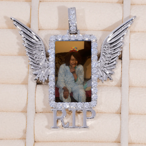 RIP WING 3D CUSTOM PICTURE PENDANT
