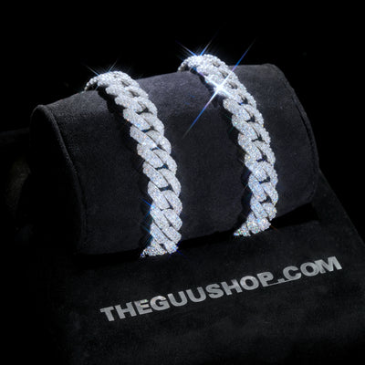 VVS MOISSANITE 10MM CUBAN BRACELET