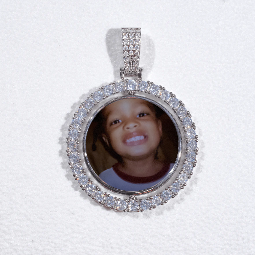 3D Spinning 2-Faced Custom Picture Pendant