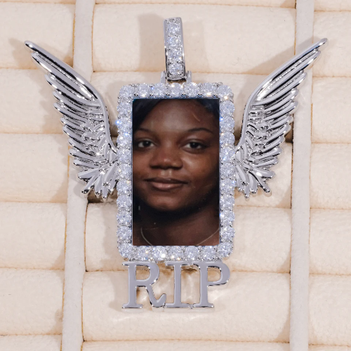 RIP WING 3D CUSTOM PICTURE PENDANT