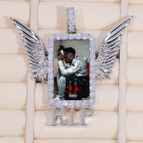 RIP WING 3D CUSTOM PICTURE PENDANT
