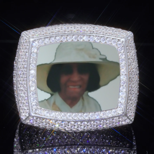 3D CUSTOM PICTURE ICED RING