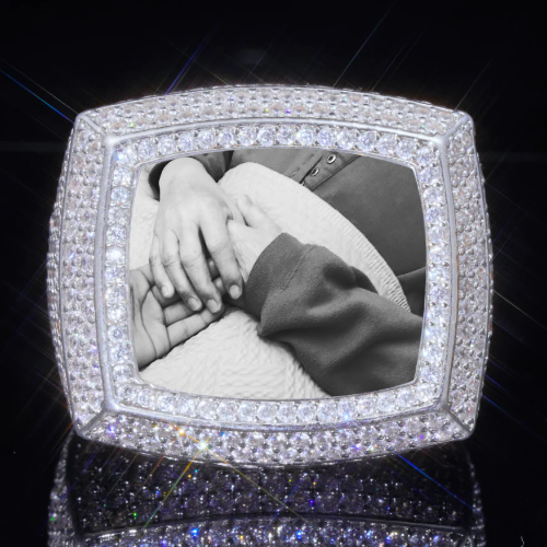 3D CUSTOM PICTURE ICED RING