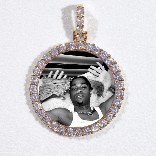 3D CIRCLE CUSTOM PICTURE PENDANT SMALL SIZE