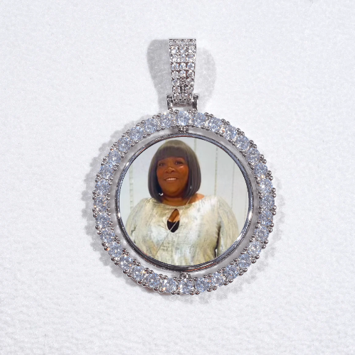 3D Spinning 2-Faced Custom Picture Pendant