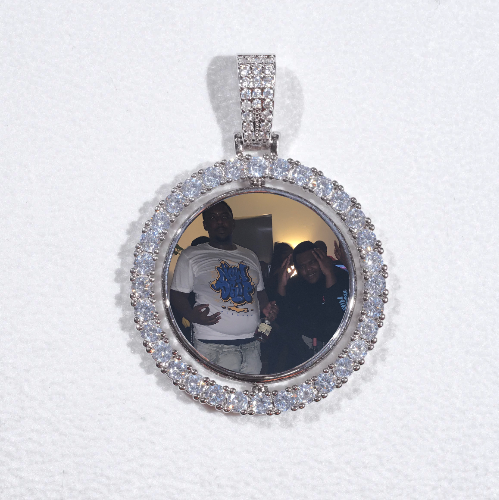 3D Spinning 2-Faced Custom Picture Pendant