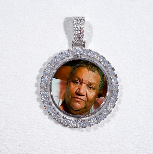 3D Spinning 2-Faced Custom Picture Pendant