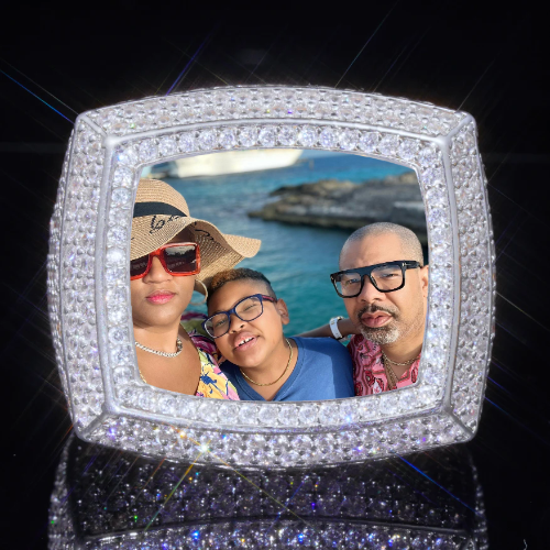 3D CUSTOM PICTURE ICED RING