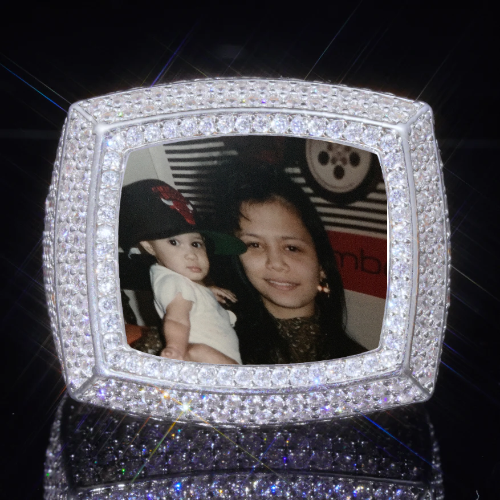3D CUSTOM PICTURE ICED RING