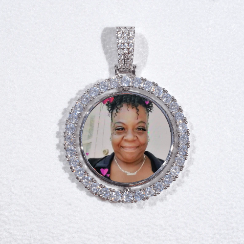 3D Spinning 2-Faced Custom Picture Pendant