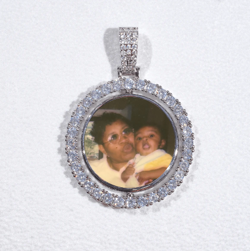 3D Spinning 2-Faced Custom Picture Pendant
