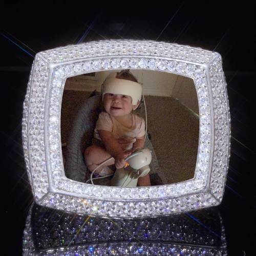 3D CUSTOM PICTURE ICED RING