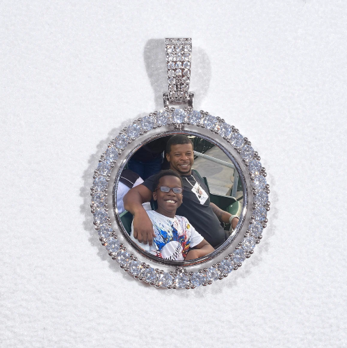 3D Spinning 2-Faced Custom Picture Pendant
